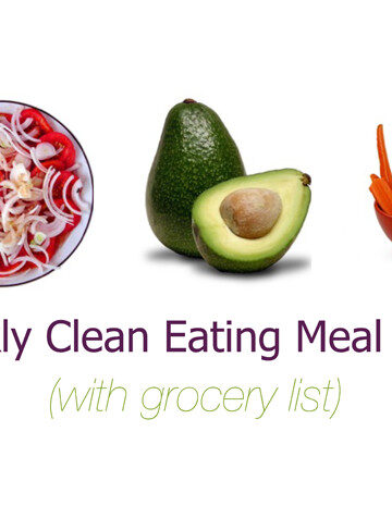 Weekly Clean Eating Meal Plan