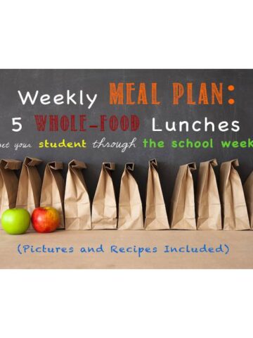 Weekly Meal Plan: Lunch Edition