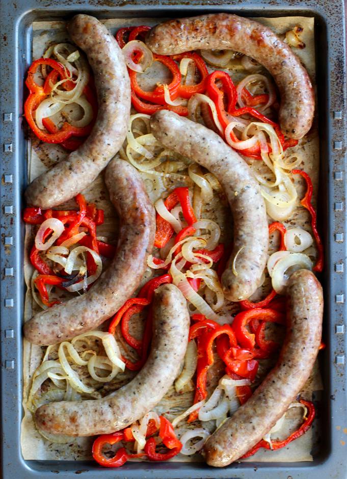 Italian Sausage Hoagie - Sheet Pan Supper. Simple. Delicious. Whole Food.