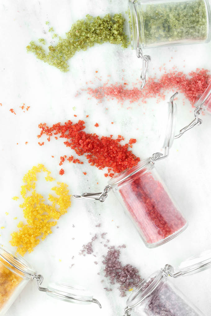 Homemade Whole Food Sprinkles are simple to make, requiring just 2 ingredients and about 5 minutes prep time. Skip the junky additives and chemicals and go all natural, nobody will even notice. Promise.