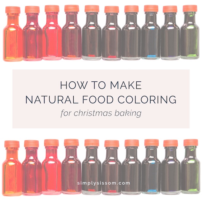 Avoid all the toxic and unnecessary junk found in traditional food dyes by using natural homemade food coloring that is really simple to make at home!