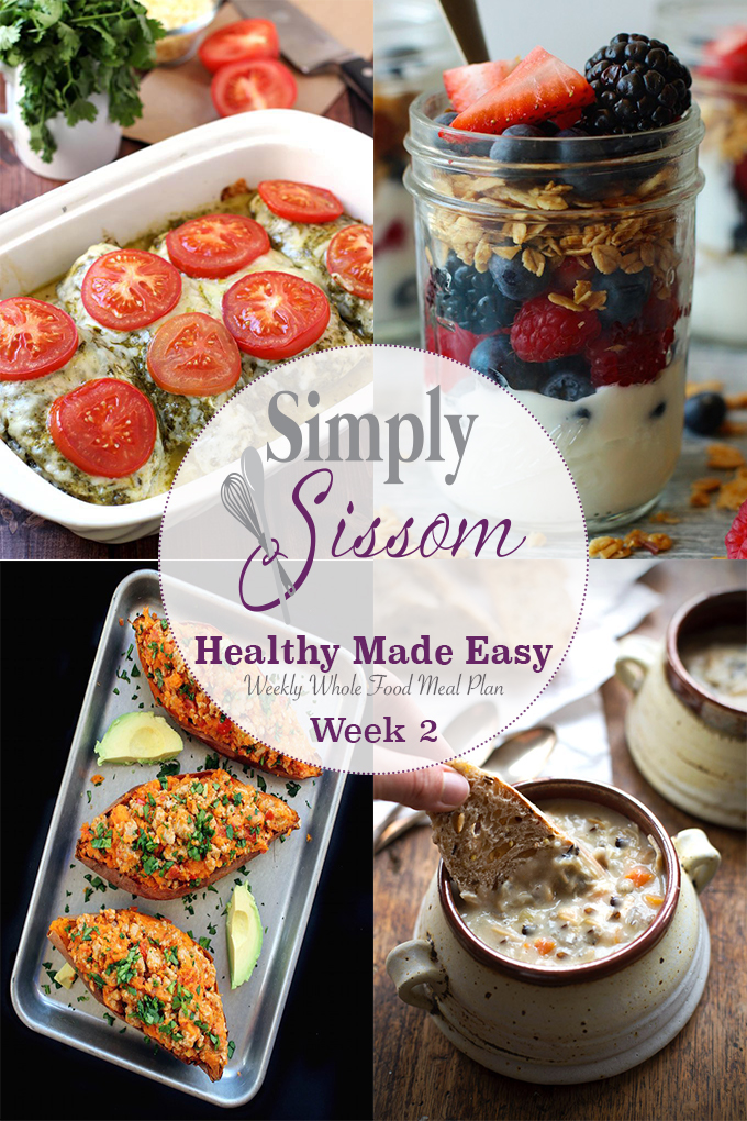 90 minutes prep + 15 min/day = Healthy Breakfast, Lunch, and Dinner for you entire family all week!