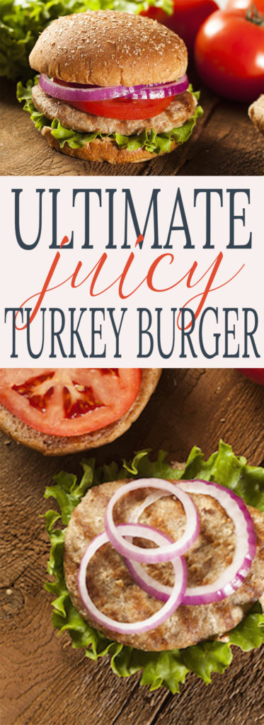 The Ultimate Juicy Turkey Burgers are quick to make, requiring VERY little prep and simple ingredients. Healthy, juicy and wonderfully basic, these burgers make the perfect weeknight meal.