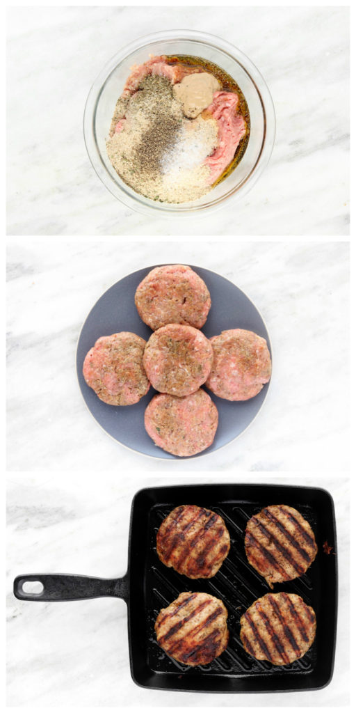  The Ultimate Juicy Turkey Burgers are quick to make, requiring VERY little prep and simple ingredients. Healthy, juicy and wonderfully basic, these burgers make the perfect weeknight meal.