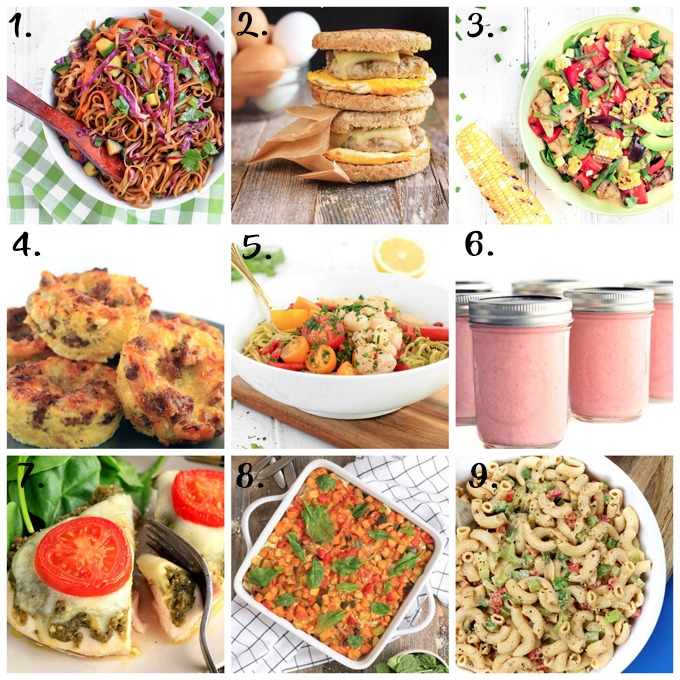 A recap of all the delicious recipes added to the blog in July.
