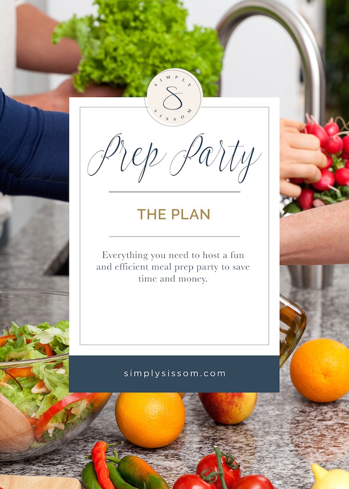 Everything you need to plan and prepare to host a meal prep party.