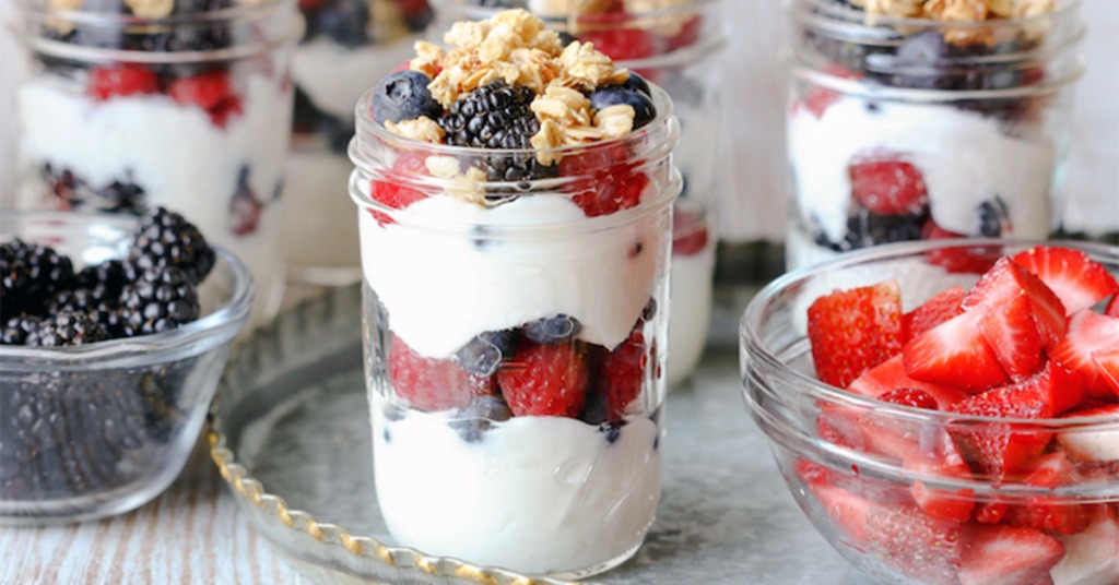 Simple Fruit and Yogurt Parfaits