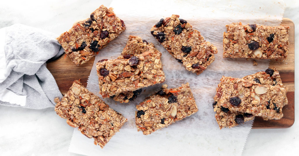 carrot granola bars