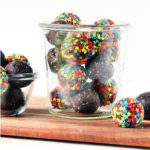 Celebrate special occasions with these super festive, naturally sweetened, Healthy Brownie Balls (or skip the sprinkles and enjoy them year round).