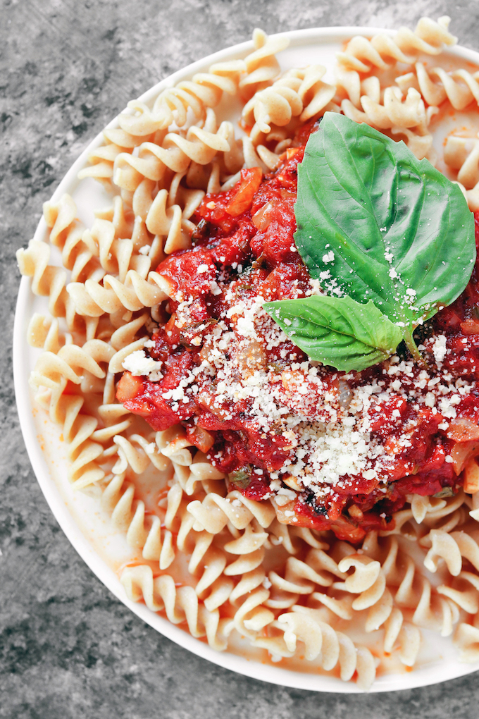 Freezer-Friendly Thick n' Chunky Marinara Sauce. This basic recipe will become your new favorite addition to any Italian meal (and it can be made ahead).