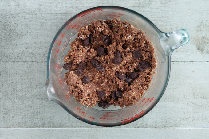 Step 3 - Add Dark Chocolate Chips.