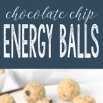 Easy, 8 ingredient No-Bake Peanut Butter Chocolate Chip Energy Balls are packed with protein, healthy fats and fiber. A perfect grab-n-go breakfast or snack.