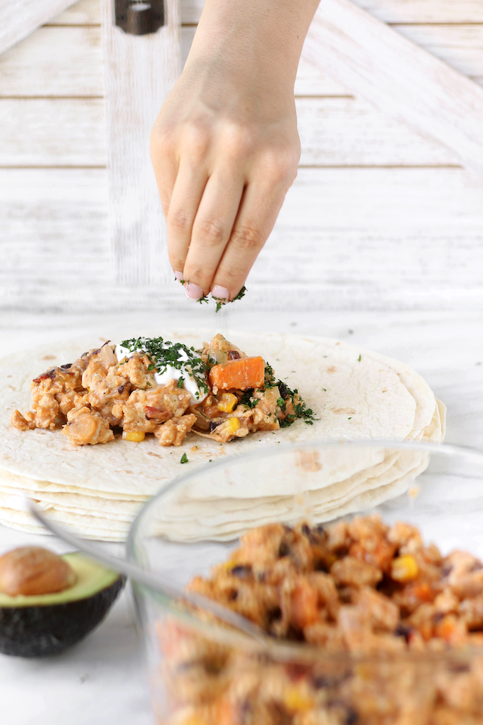 Freezer-Friendly Chicken Chipotle Burritos are simple to make, requiring just 30 minutes and basic ingredients. The perfect grab-n-go dinner to have hanging around for nights when life gets busy!