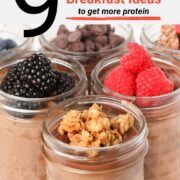 High Protein Pregnancy Recipes - picture of blended overnight oats.